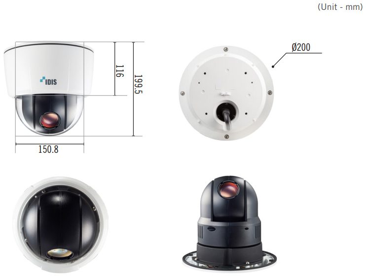 Afmetingen DC-S1 serie