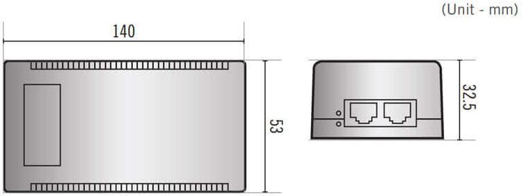 DA-PI2101 afmetingen