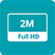 2MP, Full HD
